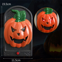 Halloween doorbell decoration glowing sound effect