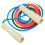 Cotton rope skipping rope wooden handle adjustable 1