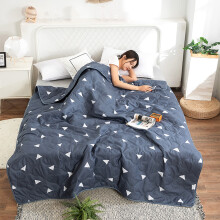 Couette d'été Kayannuo en coton lavé à l'aloès, simple ou double
