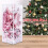 Christmas Tree Ornament Plastic Pink 21PCS 3