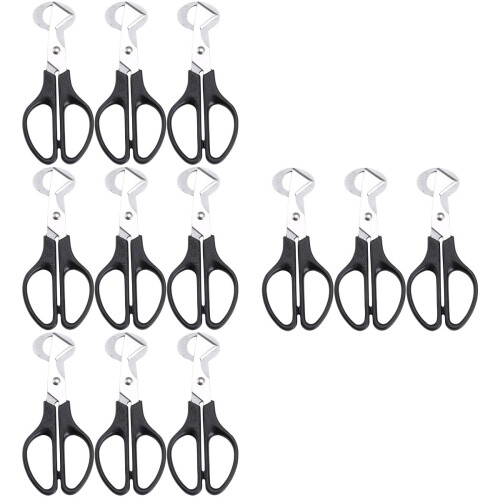 Quail Egg Scissors Metal 12 Pcs