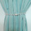 Magnetic Curtain Tiebacks Crystal Acrylic Beaded Holders1PC 1