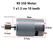 Motor de mașină electrică pentru copii 12V6V24V10 dinți1cm