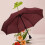 Compact Automatic Travel Umbrella Windproof Waterproof UV 5