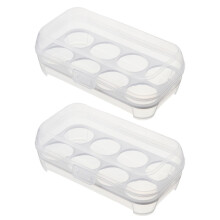 Eease Äggfack för Kylskåp, 8 Rutnät, 2-pack
