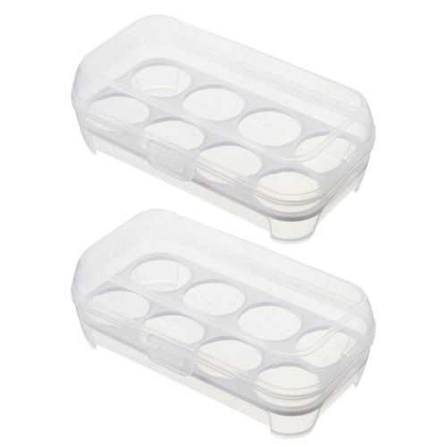 Eease Äggfack för Kylskåp, 8 Rutnät, 2-pack