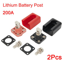 Connettori per batteria Mosiee, interamente in rame, 200A, confezione da 2