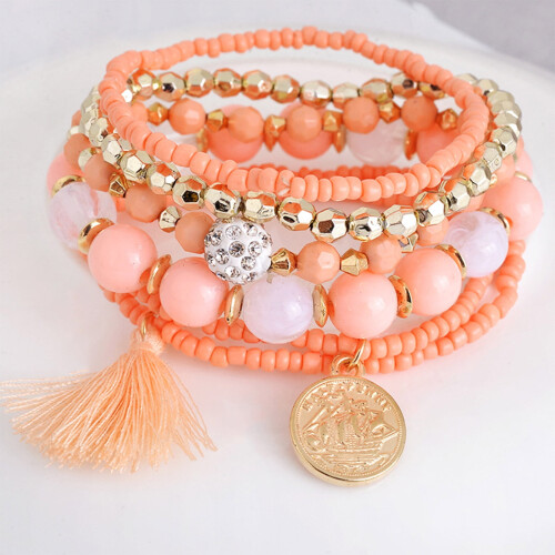 Böhmisches Perlenarmband-Set (1 Stück)