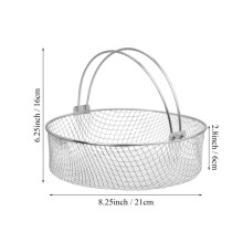 Vervangend mandje van roestvrij staal voor airfryer (1 stuk)