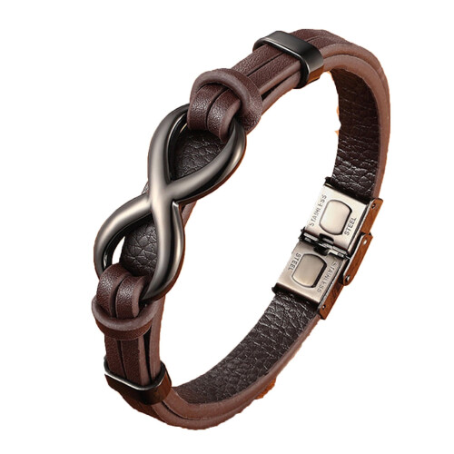 Leather String Bracelet for Women 19cm Magnetic Clasp
