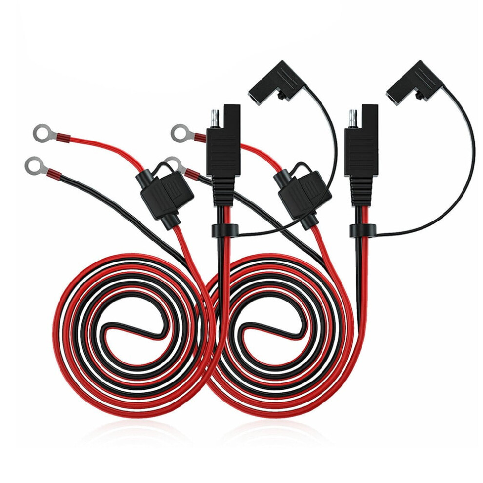 Sae Battery Connector Cable 2-Pin Ring Terminal 1.4M 2Pcs 9107258938954