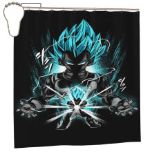 Vegeta douchegordijn 72x72 inch met 12 haken