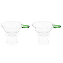Passoire à thé en verre transparent, infuseur, lot de 2