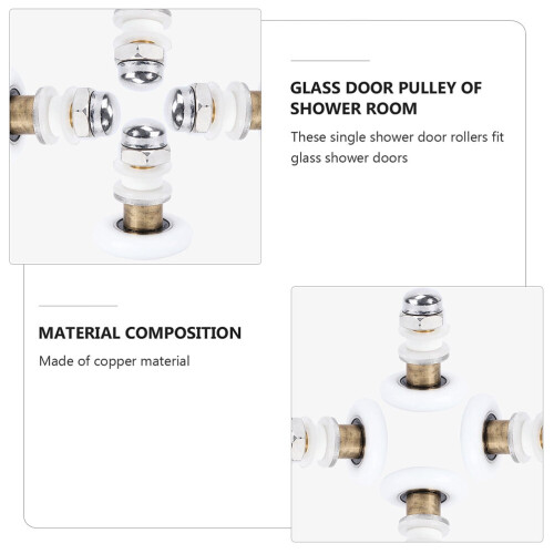 Shower Door Roller Replacement Set 4 pcs 1