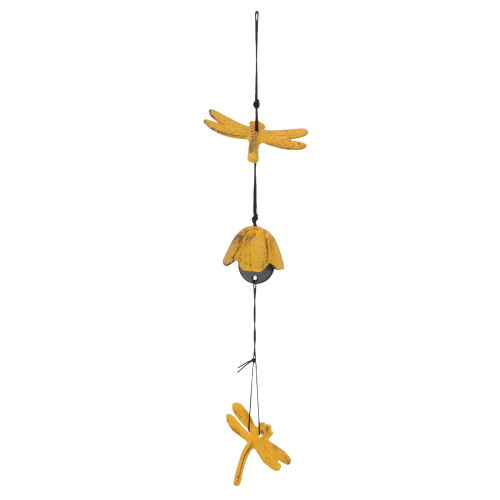 Pendentif clochette libellule en fonte (1 pièce) 1