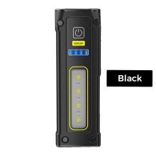 Kayannuo wiederaufladbare ABS-Taschenlampe mit Seitenlichtern (1 Stück)
