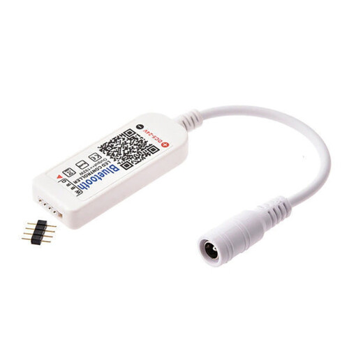 Mini contrôleur LED Bluetooth/WiFi pour rubans LED RGB/RGBW