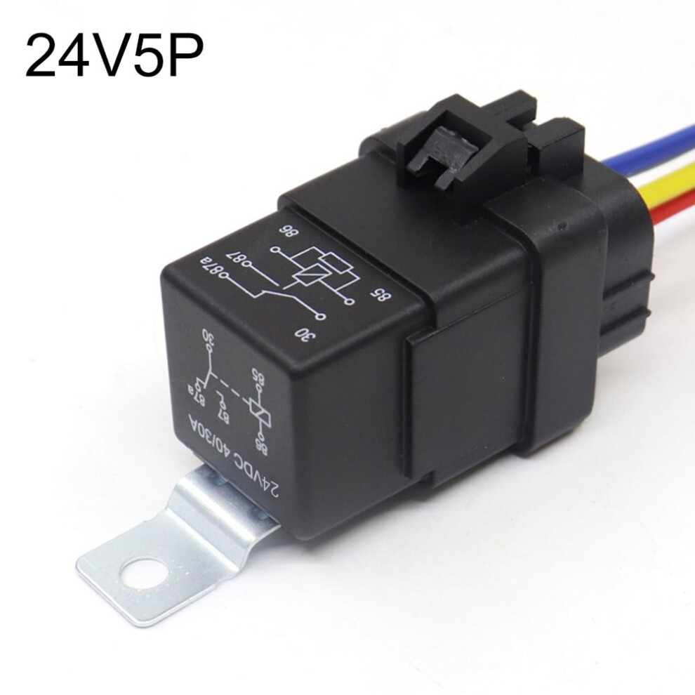 Relay Harness Socket 12V 24V 30A 40A Waterproof 9107258928801
