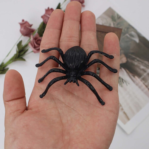 Black Spider Christmas Ornament Plastic Indoor Tree