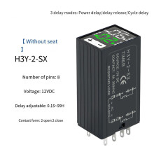 Bekapcsolási késleltetés vezérlő H3Y-2 8 tűs, 220 V-os digitális idő