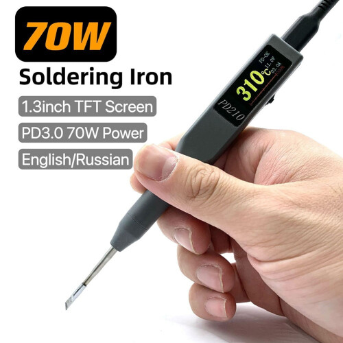 Mosiee portable soldering iron PD65W adjustable temperature