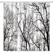 Sprchový záves Forest Tree Polyester 60x72 palcov