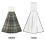 Χειροπετσέτες Scottish Clan Craig από καρό ύφασμα με θηλιά Velcro, 1