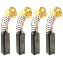 Koolborstels voor elektromotoren 20 mm x 7 mm x 6 mm 4 stuks