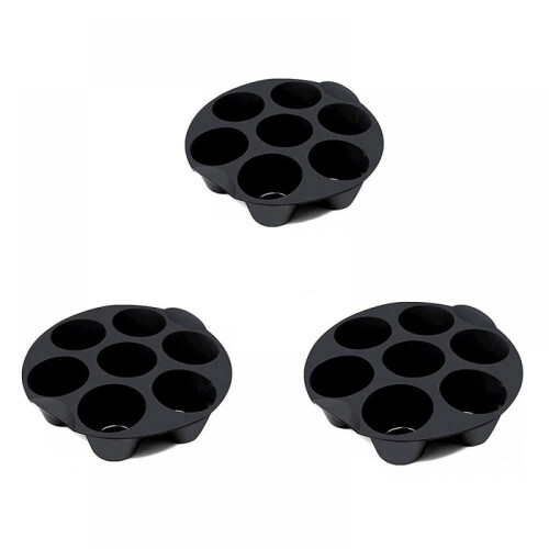 Silikonformar för muffins, 7 koppar för airfryer 2