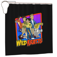 Wild Kratts Duschvorhang 72x72 Zoll wasserdicht