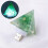 Luminária Noturna USB de Natal em Pirâmide de Cristal com Cascalho Natural 1
