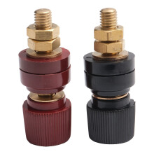 1 pár 300A kötőelem M10 menet 555 típusú sárgaréz kötőelem hegesztőgépekhez