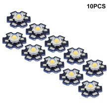 LED-perler Fuldspektrum Ren hvid 1W 10 stk.