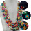 Collar de concha de coco para mujer, colorido y con capas. 3