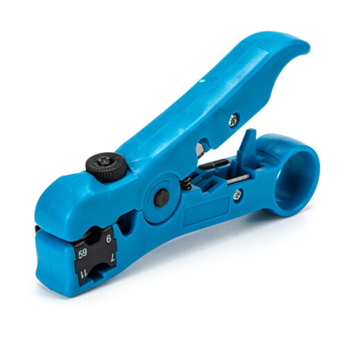 Coaxial Cable Stripper Blue 1 Piece 2
