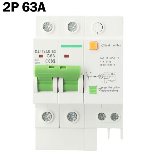Fehlerstromschutzschalter 2P63A400V