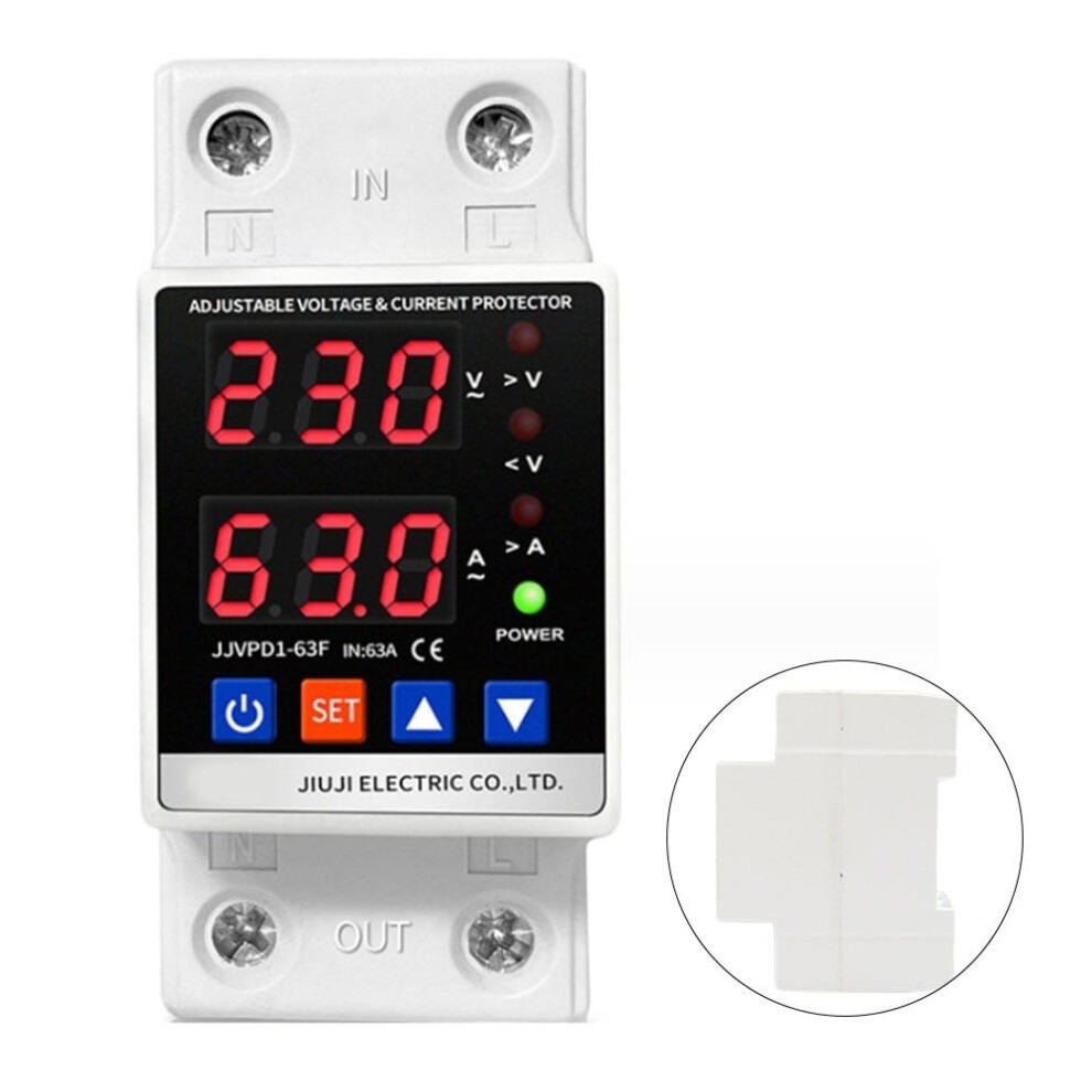Voltage Protector With Adjustable Over/Under-Voltage Reset 9107258956156