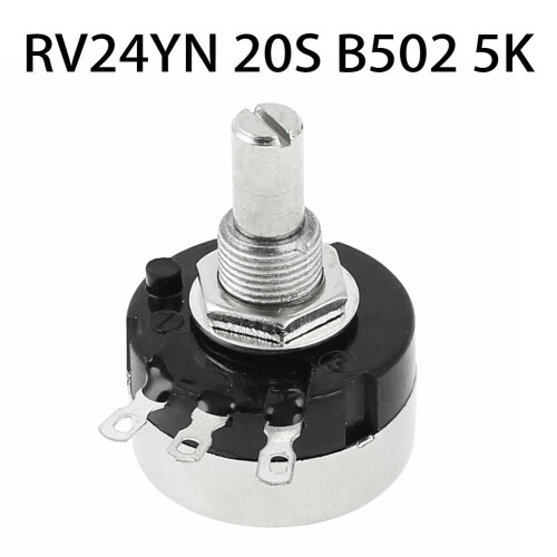 Ποτενσιόμετρο Mosiee5K RV24YN20S B502 24mm μονής στροφής