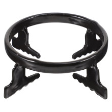 DOITOOL Rejillas para estufa de gas, anillo para wok, hierro fundido, 4 piezas