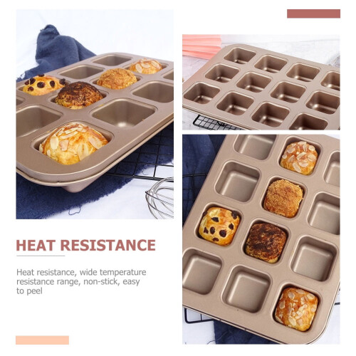 Forma de metal para biscoitos, mini forma para bolos, aço carbono 2
