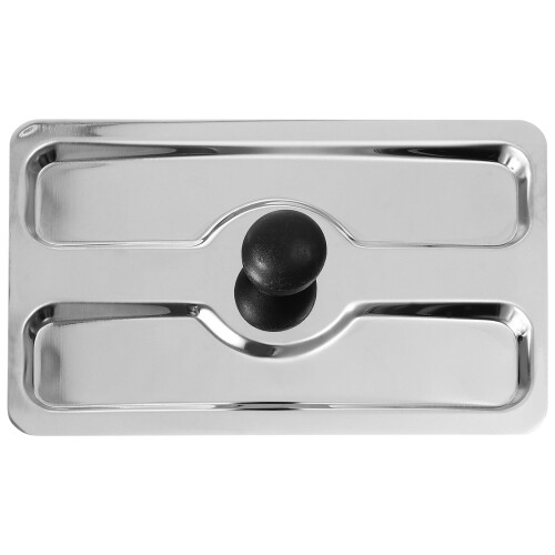 Couvercle de grille-pain en acier inoxydable 2 tranches