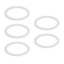 Joints d'étanchéité en silicone blanc pour machines à café (lot de 5)