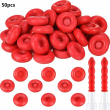 Protetor de tampa de silicone Mosiee, 50 unidades