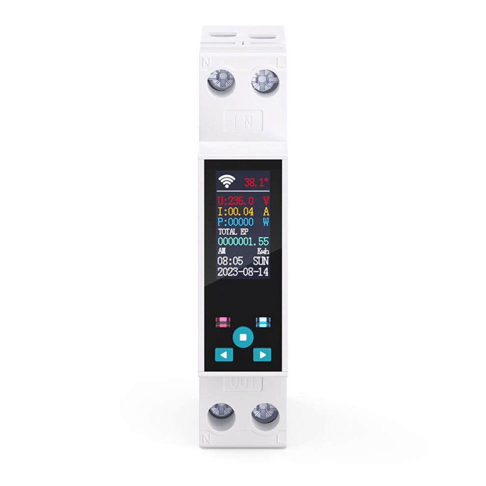 Mosiee Wifi Smart Circuit Breaker With Lcd Energy Meter 1P 9107258946201