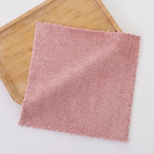 Mikrofiber badhandduksset korallfleece 30x30 2