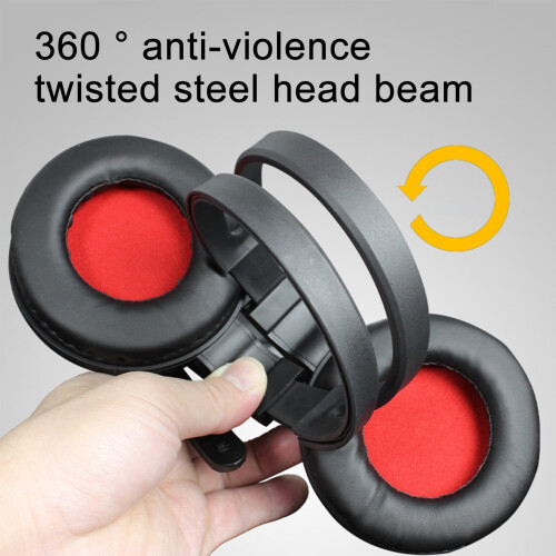 Txmfgh Red Light Gaming Headset HD 3D Surround Sound 1