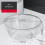 Washbasin Set Transparent PET Plastic 3 pcs 4