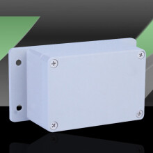 Witte plastic behuizing voor elektronica-projecten, waterdicht, 1 stuk