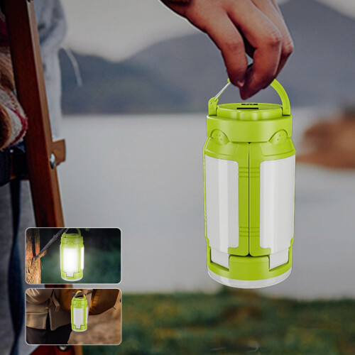 Wiederaufladbare Campinglampe, tragbare Notleuchte, 1 Stück