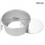 Molde redondo de aluminio Prettyui con base extraíble10 2